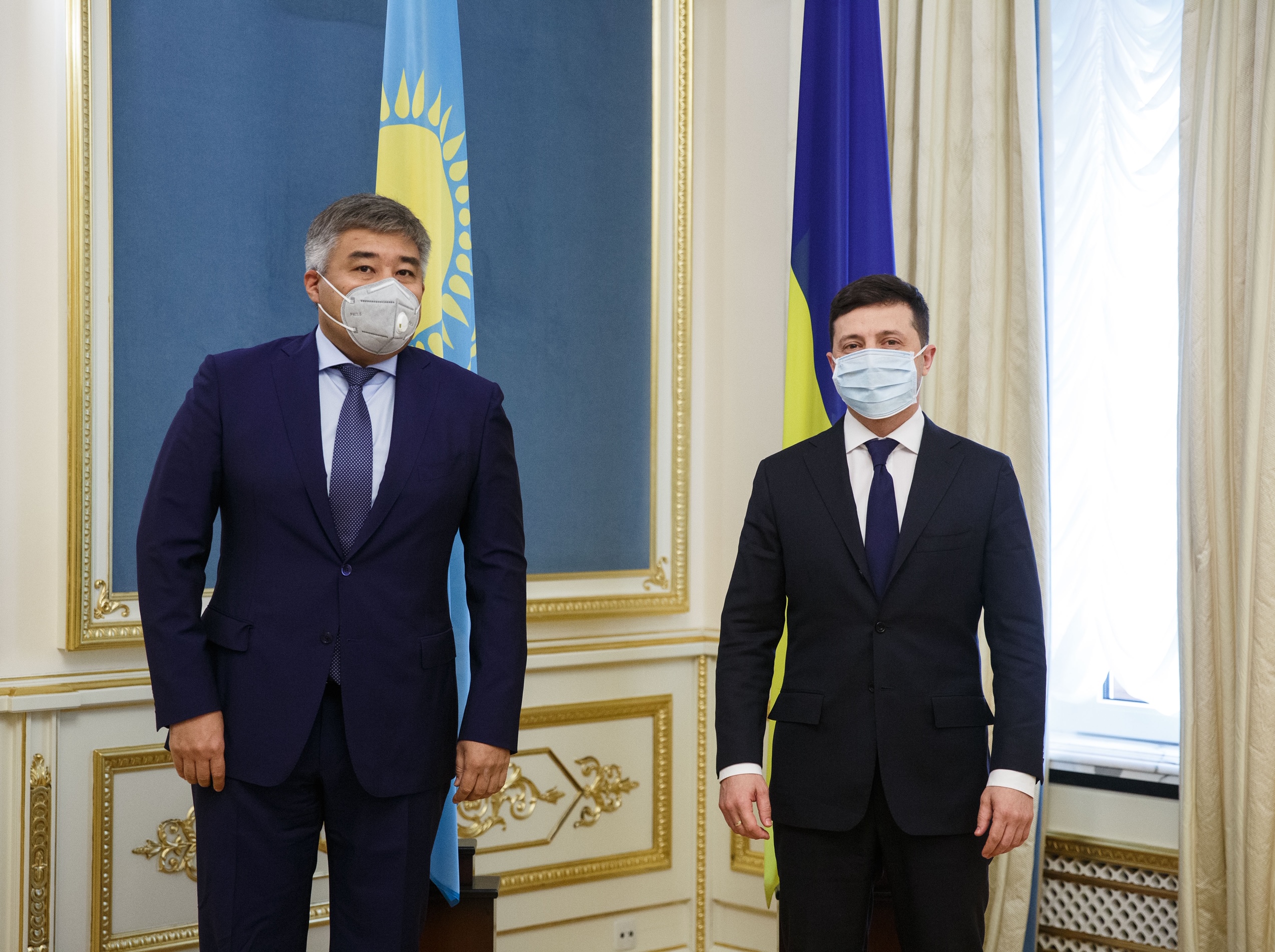 Kazakh Ambassador presented credentials to Volodymyr Zelensky