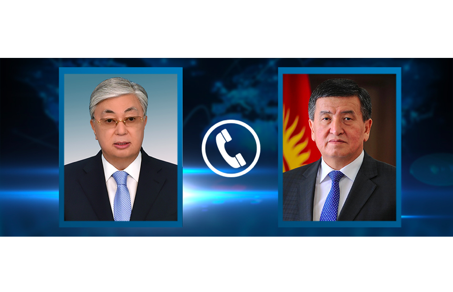 Kazakh, Kyrgyz Presidents speak over phone