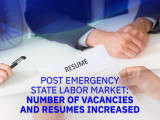 Labor market after emergency state: Number of vacancies and resumes increased
