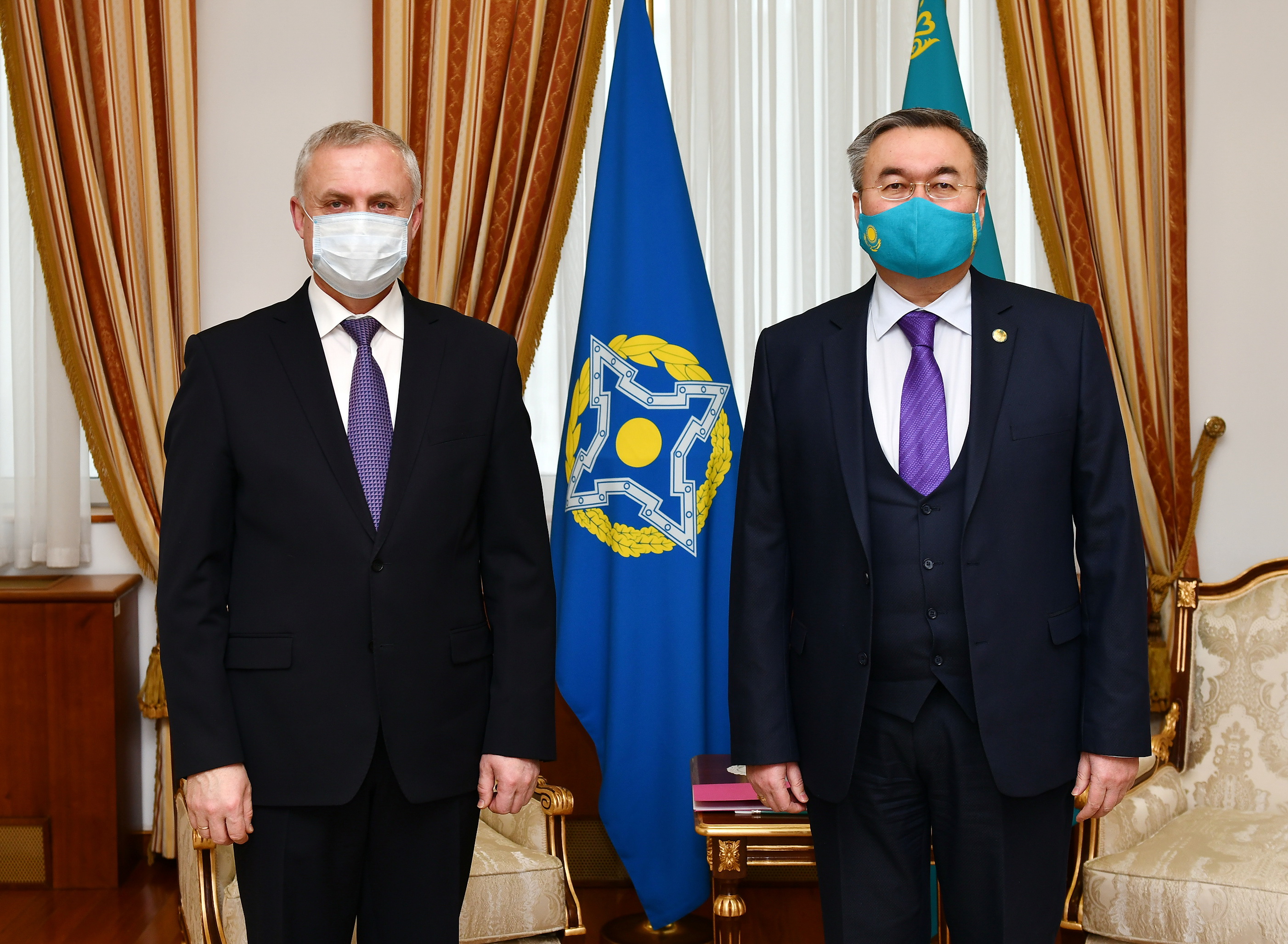 Foreign minister meets with CSTO Secretary General