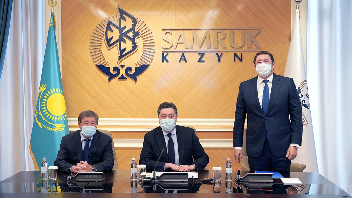 Prime Minister Askar Mamin introduces new head of SWF Samruk-Kazyna JSC