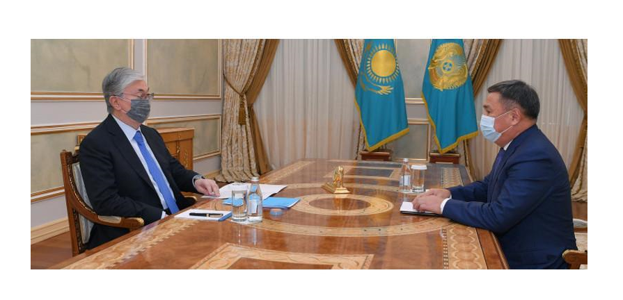 The Head of State receives Marat Akhmetzhanov
