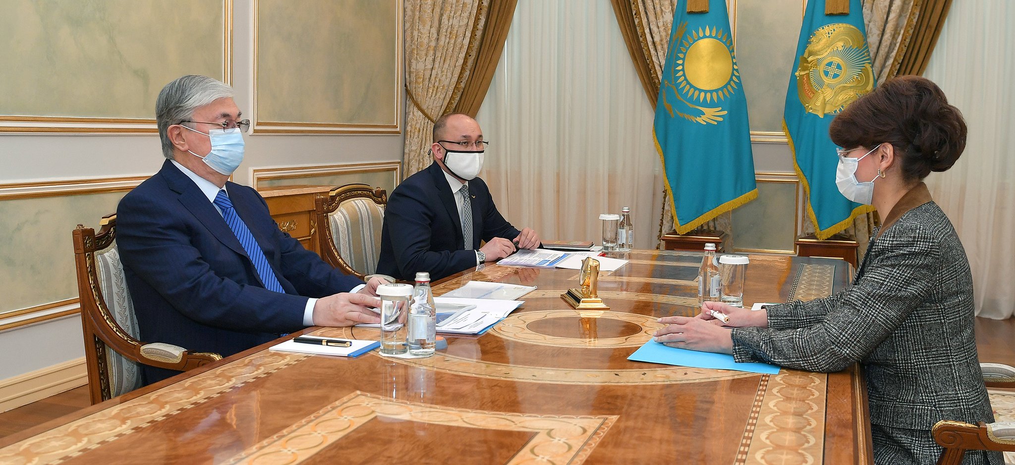 The Head of State receives Minister of Information and Public Development