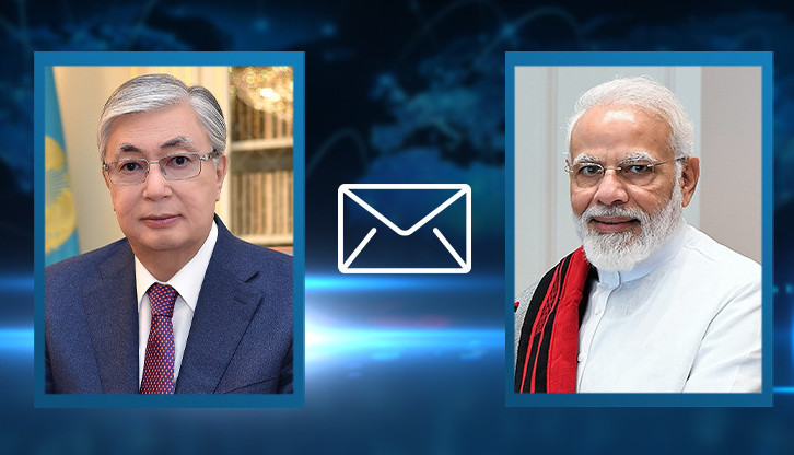 President sent a telegram to Indian Prime Minister Narendra Modi
