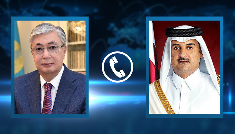 Kassym-Jomart Tokayev had a telephone conversation with Amir of the State of Qatar Sheikh Tamim bin Hamad Al Thani
