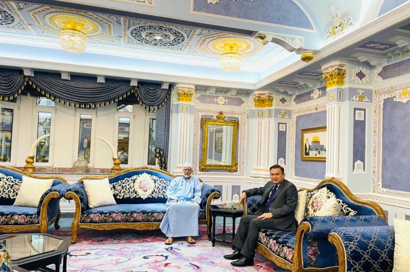 N.Mukhametaliuly met with the former Minister responsible for Foreign Affairs of the Sultanate of Oman